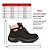 Bota Coturno Adventure Feminino Café-Rosa em Couro Legítimo e Solado Costurado - Imagem 7