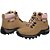 Bota Coturno Adventure Feminino Caqui-Rosa em Couro Legítimo e Solado Costurado - Imagem 3