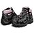 Bota Coturno Adventure Feminino Camuflado-Rosa em Couro Legítimo e Solado Costurado - Imagem 3