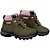 Bota Coturno Adventure Feminino Oliva-Rosa em Couro Legítimo e Solado Costurado - Imagem 6