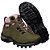 Bota Coturno Adventure Feminino Oliva-Rosa em Couro Legítimo e Solado Costurado - Imagem 5
