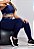 Calça Marinho com Elástico Legging Cintura Alta - Imagem 3
