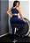 Conjunto Calça Legging Cintura Alta + Cropped Alcinha Marinho - Imagem 2