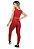 Conjunto Calça Legging e Cropped Basic Vinho - Imagem 3