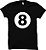 Camiseta Bola 8 (oito) - Imagem 1