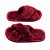 PANTUFA CRUZADA VERMELHO LUXO - Imagem 3