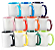 Caneca com alça e interior colorido - Imagem 4