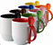 Caneca com colher e interior colorido - Imagem 2