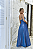 VESTIDO LONGO LINDA AZUL INDIGO - Imagem 1
