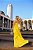 Vestido Longo Amarelo em Tule - Imagem 2