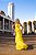 Vestido Longo Amarelo em Tule - Imagem 3