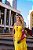 Vestido Longo Amarelo em Tule - Imagem 4