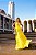 Vestido Longo Amarelo em Tule - Imagem 5