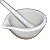 Gral Com Pistilo 100Ml Porcelana Diametro 92Mm - Imagem 1