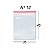 Saco Zip N° 12 -  35X45CM Pacote Com 100Un - Imagem 1