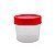 Frasco (Pote) Coletor Universal Graduado 50ml Estéril Sem Pá Embal. Individual Pacote c/ 100 Unidades - Imagem 1