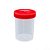 Frasco (Pote) Coletor Universal Graduado 50ml Estéril Sem Pá Embal. Individual Pacote c/ 100 Unidades - Imagem 1