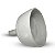 Funil de Buchner 580ml Porcelana Diametro 125mm - Imagem 1