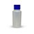 Frasco Reagente Plástico (PE) 250ml S/ Graduação Tampa Azul - Imagem 1