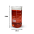 Becker (Bequer) 100Ml Forma Alta (Berzelius) Graduado - Imagem 2