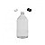 Frasco De Vidro Incolor 500ml C/ Tampa E Batoque Rosca 24mm - Imagem 1