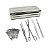 Kit Para Anatomia Dissecação Universitário Com Estojo Inox - Imagem 1