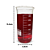 Becker (Bequer) 300Ml Forma Alta (Berzelius) Graduado - Imagem 2