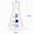 Frasco Erlenmeyer de Plástico Sem Tampa 250ml Nalgon - Imagem 2