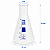 Frasco Erlenmeyer de Plástico Sem Tampa 500ml Nalgon - Imagem 2