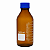 Frasco Reagente Âmbar Tampa Azul Vidro Neutro 1000ml - Imagem 1