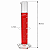Proveta de Vidro 50ml Graduada Base Hexagonal de Vidro - Imagem 2