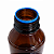 Frasco Reagente Âmbar Tampa Azul Vidro Neutro 250ml - Imagem 3