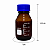 Frasco Reagente Âmbar Tampa Azul Vidro Neutro 250ml - Imagem 2