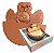 Cocoa Split Bunny Personalizado - Imagem 1