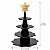 Expositor de Brigadeiros e Docinhos • Árvore de Natal com Estrela de Acrílico Personalizável - Imagem 3
