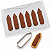 kit 2 Formas para chocolate Lápis Professores + 1 cortador - Imagem 1