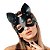 Mascara Couro Festa Fantasia Halloween Mulher Gato - Imagem 4