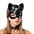 Mascara Couro Festa Fantasia Halloween Mulher Gato - Imagem 6