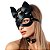Mascara Couro Festa Fantasia Halloween Mulher Gato - Imagem 5