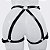 Kit Sutiã Harness Handmade Busto Cropped + Harness Slim - Arreio Feminino - Arnês - Submission - Imagem 6
