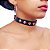 Coleira Choker c/ Spikes em Pirâmide Metal Regulável Punk Rock Gotic - Imagem 2