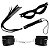 Kit Venda, Chicote 40cm e Algemas Reforçadas Couro Sintético BDSM - FETICHE - SADO - SEX SHOP - Imagem 7