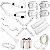 Kit BDSM 12 Peças Couro Bondage Fetiche Dominação Submissão Sado Mordaça Algema Chicote Coleira - Imagem 5