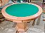 Mesa De Carteado Poker Redonda 100% Madeira Maciça SEM CADEIRAS - Imagem 3