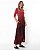 Vestido em Malha Estampado - Vermelho Granada - Imagem 3