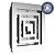 SUCCAO QUADRA ANTI-TURB/ANTI-APRISION.DIFUSOR ENCAIXE 50MM CRISTAL INOX - Imagem 1