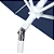 OMBRELONE COM MANIVELA  2,4m AZUL - MOR - Imagem 10