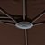 OMBRELONE SUSP. REG. ALAVANCA 3,00M POLIESTER MARRON BEL FIX - Imagem 3