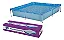 Piscina Infantil Quadrada Estrutural Pvc 1500 Lts - Mor - Imagem 2
