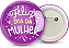 Botton Dia da Mulher Personalizado 3,5CM  - 100 unidades - Imagem 1